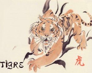 Le signe astrologique Tigre